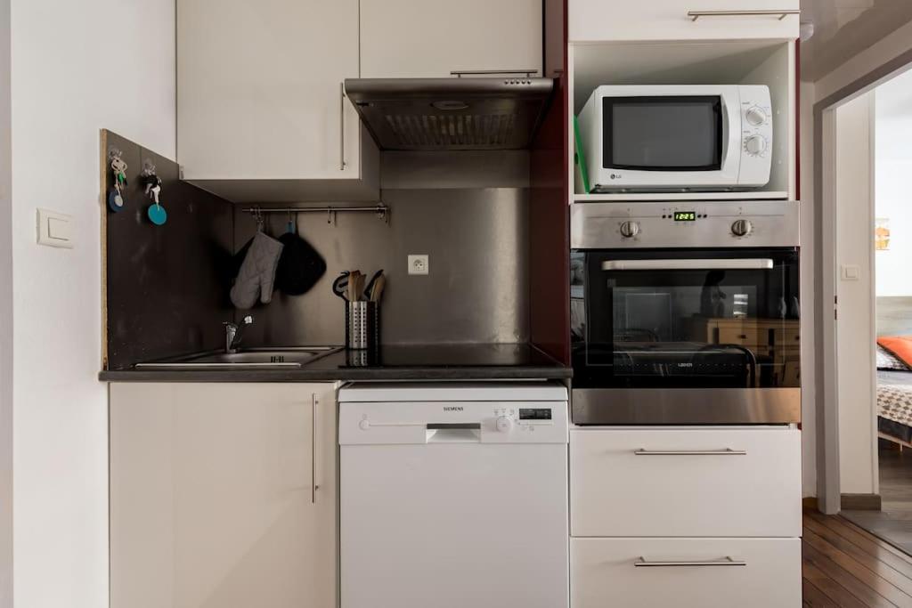 Appartement Centre Ville Wifi Parking Draps Fournis 科特雷 外观 照片